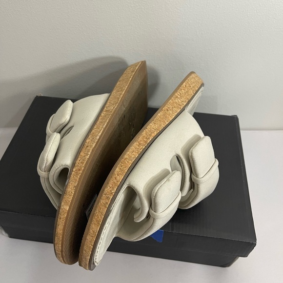 Rag and Bone Parque Slide - Padded Lycra in Beige Sustainable recycled 40/8.5 - Picture 5 of 6